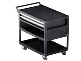 5-Tier Tool Cart with Wheels, 400 lbs Load Capacity, Rolling Work Cart with 2 Drawers & Pegboard, V952-DGNGJCHCLYG22CMU5V0