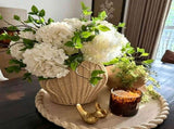 Handmade Woven Storage Basket, Versatile Flower Vase for Dried Plants, Stylish Organizer for Home V1192-AZ-W-24402
