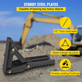 32 inch Backhoe Excavator Thumb Attachments Weld On Adjustable Boom Tractor Excavator 1/2Inch Teeth V952-FCMZ32INCBH12MM01V0