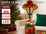 Christabelle 60cm LED Christmas Santa Claus with Balloons & Lights Ornament Decoration 112_NK103