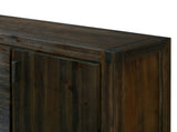 Buffet Sideboard in Chocolate Colour Constructed with Solid Acacia Wooden Frame Storage Cabinet with V43-BFT-NOW-CH