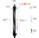 Door closers - Door spring - Gate spring - Gate spring - 36cm - Outdoor door closer - Gate latches V1188-NK-BOL-650