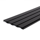 Slatwall Storage Pack of 6 Black PVC Panels - Retail Display Garage Storage V63-848091