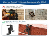 20Pcs Brick Clips,Heavy Duty Wall Brick Clips or Brick Hangers,Brick Hangers No Drill Pure Metal V1192-AZ-W-22341