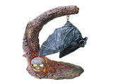 Halloween Resin Pumpkin Bat Decorations Lights Halloween Decor Lanterns Night Light Lamp V1294-YM0715-10347030