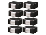 Clothes Storage Bags Fabric Foldable Blanket Storage Container Closet Organizer with Clear Window V1294-YM0901-3117250021331