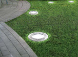 12x Solar Powered LED Buried Inground Recessed Light Garden Outdoor Deck Path V63-831721
