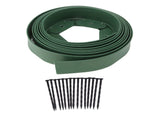 Landscape Edging Kit Lawn Edging Include 15 Spikes PE Garden Edging Border for Landscaping Flower V1294-YM0703-3111230110612