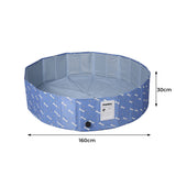PaWz Folding Swimming Pool Dog Cat Washing L Large PT0111-L-BL