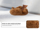 Cartoon Bear Slippers for Winter Female Wear Round Toe Comfortable Chic 1 Pair 11.79X7.86X5.89in V1192-AZ-W-27313