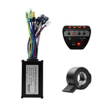 36V 48V 15A Brushless Controller G20 Meter LED Display130X Throttle Kit for Electric Scooter E-Bike V1370-AZ4-07658