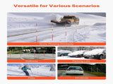 Driveway Markers, 500Pcs 122cm Long 6.35mm Dia, Hi-Visibility Driveway Reflectors with 12 in Steel V952-CDBG48INCHCS9HWCU001V0