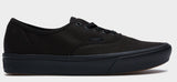 Vans Mens Authentic Comfycush Canvas Shoes Classic Sneaker Casual - Black/Black V563-VNA3WM7VND-BLK-US6