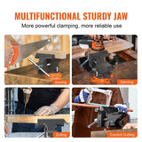 VEVOR 4.5" Bench Vice w/ Anvil 240&deg;Swivel Base Heavy Duty Multipurpose Vice V952-DGNTQDXZSYC45IU5AV0