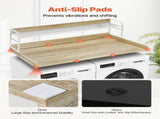 Washer Dryer Countertop with 2-Tier Shelf, 54" x 27" Wooden Washer and Dryer Countertop with V952-XYTM54INCHXMD8J80V0