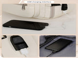 Gray Capacity Travel Backpack with USB Charging Port - Gray V888-ELOSUNG15300