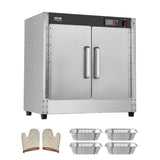 VEVOR Hot Box Food Warmer 4-Tier Concession Warming Cabinet with Water Tray V952-XXSPBWJ4CBTMEWPBXV3