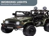 Kahuna Authorised Toyota FJ Cruiser Kids Electric Ride On Car - Green CAR-TYT-FJC-GN