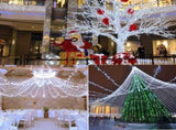 Christmas Lights Cool White, 75 Ft 200 LED Christmas String Lights Connectable, 8 Modes, Timer, V1258-DP02-C-405