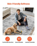 VEVOR Large Area Rug 1828.8x2743.2 mm Anti-Skid Indoor Floor Mat Bohemian Gray V952-JXZXDT6X9FTH013AF001V0