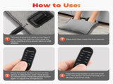 Grey Portable Versatile USB Electric Foot Warmer Heated Seat Pad Set with 4 Temp Levels & 4 V888-ELOSUNG49835
