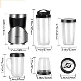 Professional Multifunctional Juicer with 4 Cups & 2 Blade Heads - 1.5L Large Capacity & 380W High V888-ELOSUNG45868