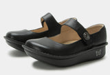 ALEGRIA Paloma Nursing Shoes Slip On Womens Work Working Hospitality - Black Nappa V563-PAL-601-42