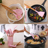 12pcs Silicone Utensils Set Mint V498-12SILICONEGN
