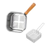 Stainless Steel Deep Fryer With Basket, Portable Outdoor Cooking Pot for Camping V1370-AZ4-24071