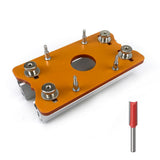 Multi-Function Router Slotting Jig with Adjustable Base for Woodworking Trimming, Grooving, and V1341-ZY-GMCX9SUV-D