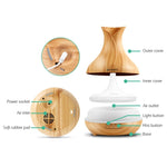 Devanti Aroma Diffuser Aromatherapy Light Wood 400ml DIFF-519W-LW