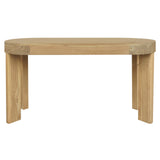 Brentwood 2 Drawer Oval Desk V199-DK002BWNIW