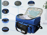 Bag Bowling Tote Bag Holder with Padded Compartments Extra Space for 1 Single Pair of Bowling V1369-AZ3-W-02586