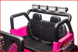 24V Jeep Off Road Inspired Ride On Car Kids Fairyland Adventure Pink V580-87654324681