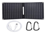 15W 5V Portable Foldable Solar Panel IP67 Waterproof USB and Type-C Outputs Solar Panel Charger for V1294-YM0901-3114250035511