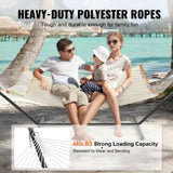 Two Person Hammock with Stand Included, Double Hammock with Curved Spreader Bar and Detachable V952-HFDCMBSCSTXHSCU1GV0