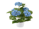 Potted Artificial Blue Hydrangea 50cm V637-05076HYD