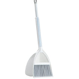 Kids Dustpan Set Soft Fur Plastic Small Broom Dustpan for Baby Kids Toys Kindergarten Gray White V1294-YM0716-3117220141614
