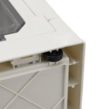 Foldable Stackable Storage Bins Multipurpose Large Capacity Plastic Storage Box with Lids for V1294-YM0901-3117240235411