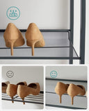 SONGMICS 8-Tier Shoe Rack Storage 32 pairs with Adjustable Shelves Gray V227-8498101000081