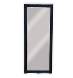French Provincial Ornate Mirror - Black - Medium 70cm x 170cm V292-MIRR-FRN008