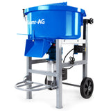 BAUMR-AG 120L Forced Action Pan Mixer, 1500W Electric Direct Drive Motor, Heavy-Duty Frame, for V219-TOLMSCBM1C2A