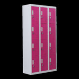 12-Door Locker for Office Gym Shed School Home Storage - Padlock-operated V63-838901