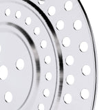SOGA 2X 28cm Stainless Steel Steamer Insert Stock Pot Steaming Rack Stockpot Tray SS-RACK28CMX2