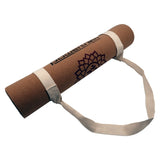 Powertrain Cork Yoga Mat with Carry Straps - Chakras YM-CRK-MPT