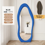 1.7m Standing Maiden Mirror Full Length Aesthetic Full Size Floor Mirror Bedroom Creative Modern V255-FBMI-CL-BLUE_170