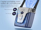 High-Power Bladeless Mini Fan, Portable Waist-Mounted Fan with Mobile Charger, Three Wind Speed V1370-AZ4-13860