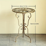 Vintage Metal Scrollwork Side Table V1142-LP601100835021867