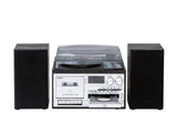 Audio Home Entertainment System Turntable, CDs, Vinyl, Wireless Streaming & More V196-CD114BL