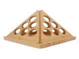 Coffee Capsule Storage Rack Triangular Rotating Wood Desktop Coffee Capsule Organizer for 24 Coffee V1294-YM0901-3118250184111